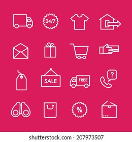 Business icons Online Store