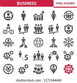 Business Icons. Professional, pixel perfect icons, EPS 10 format.