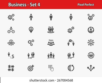 Business Icons. Professional, pixel perfect icons optimized for both large and small resolutions. EPS 8 format.