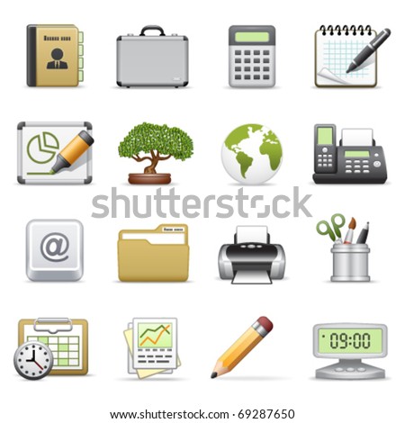Business icons, set 2.