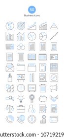 Business icons set.