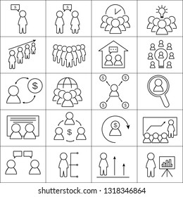 business icons set