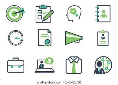 Business icons set