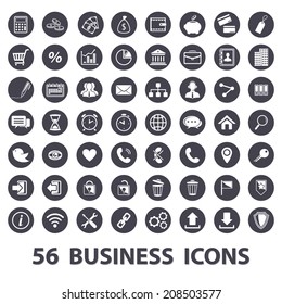 Business icons set