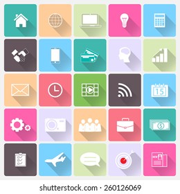 Business icons set.