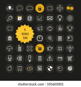 Business icons set