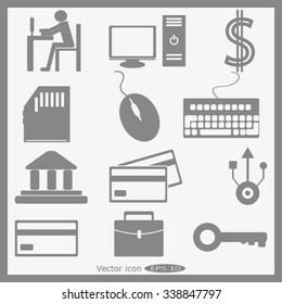 Business icons set
