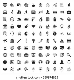 Business icons set.