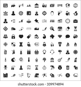 Business icons set.