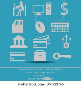 Business icons set