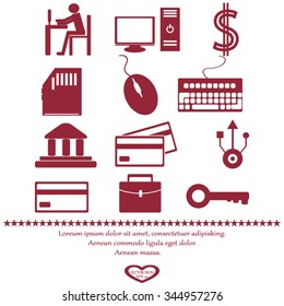 Business icons set
