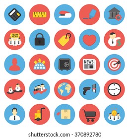 Business icons set.