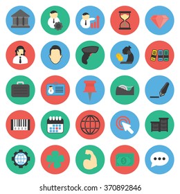 Business icons set.