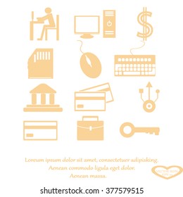 Business icons set