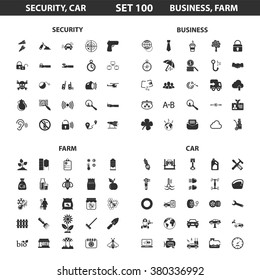 Business icons set.