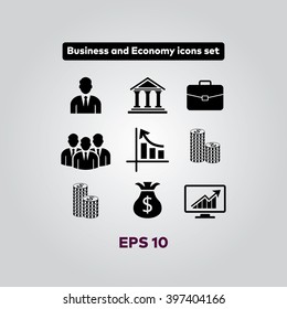 Business icons set