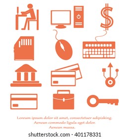 Business icons set