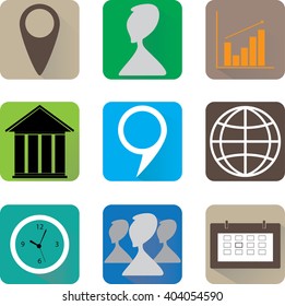 Business icons set 
