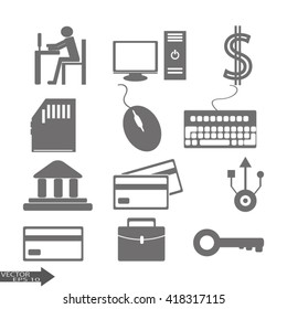 Business icons set