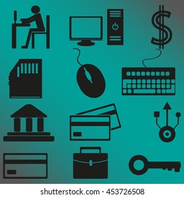 Business icons set