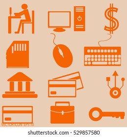 Business icons set