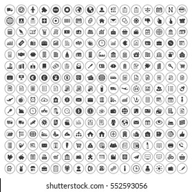 conjunto de iconos del negocio