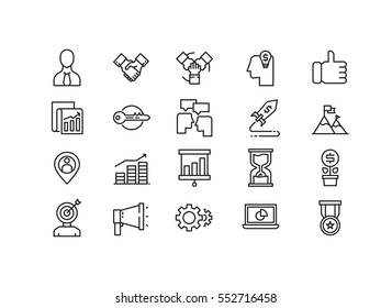 business icons set.