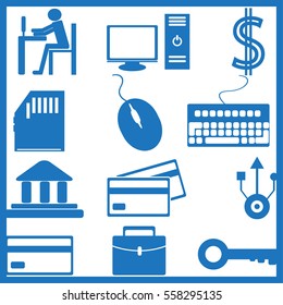 Business icons set