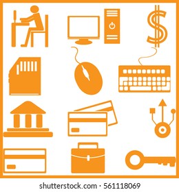 Business icons set