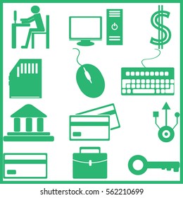Business icons set