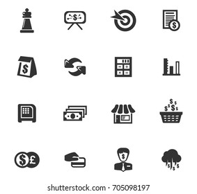 Business icons set
