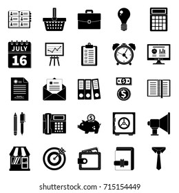 Business icons set