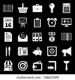 Business icons set