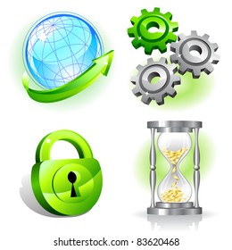 Business icons set
