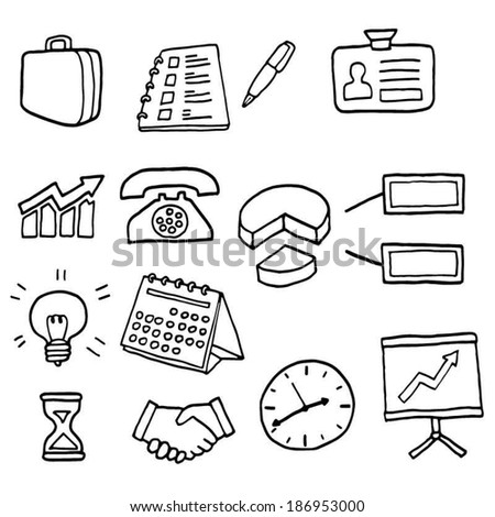 Business icons set