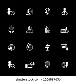 Business icons set. EPS10 Vector illustration.
