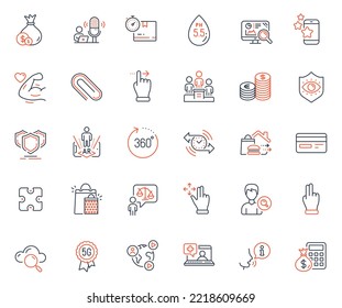 Business Icons Set. Included Icon As Puzzle, Best App And Shopping Bags Web Elements. Cash, Timer, Cardboard Box Icons. Shields, Augmented Reality, Seo Analytics Web Signs. Currency. Vector