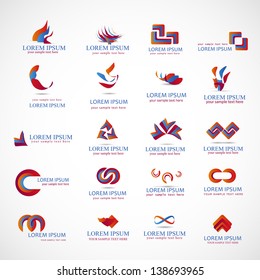 Business Icons - Set - Isolated On Background - Vector Illustration, Graphic Design Editable For Your Design. Logo Elements 