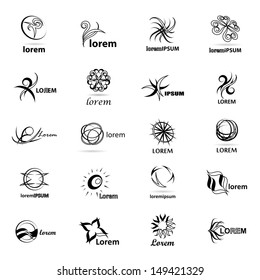 Business Icons Set - Isolated On White Background - Vector Illustration, Graphic Design Editable For Your Design. Business Logo