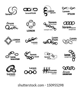 Business Icons Set - Isolated On White Background - Vector Illustration, Graphic Design Editable For Your Design. Business Logo