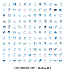 Business Icons Set - Isolated On White Background - Vector Illustration, Graphic Design Editable For Your Design 