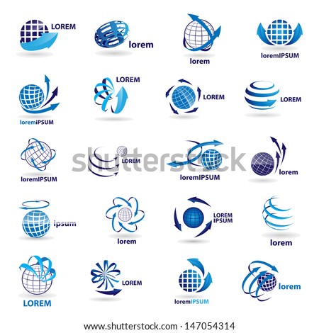 Business Icons Set - Isolated On White Background - Vector Illustration, Graphic Design Editable For Your Design. Business Logo