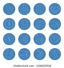 Business   icons set . Business   pack symbol vector elements for infographic web