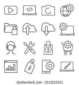 Business icons set . Business pack symbol vector elements for infographic web