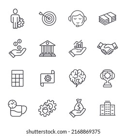 Business icons set . Business pack symbol vector elements for infographic web