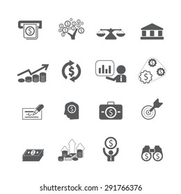 Business Icons set, Vector
