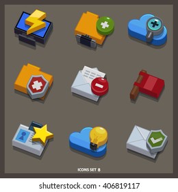 Business icons set - vector files