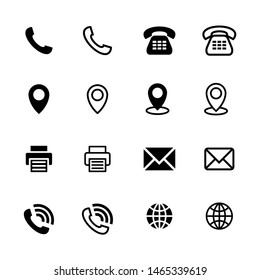 Business icons set vector template for business, digital, web and print.
