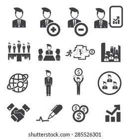 Business icons set,Vector