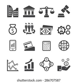 Business icons set,Vector